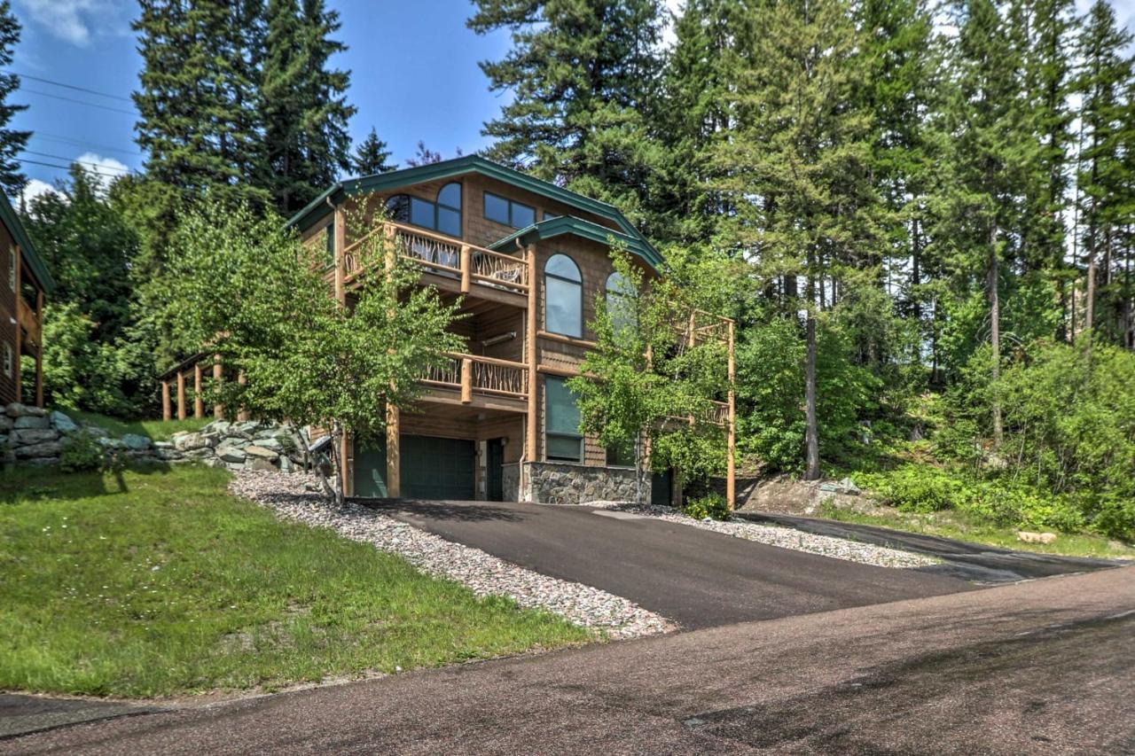 Rustic Home On Whitefish Mountain, Near Ski Run! Dış mekan fotoğraf